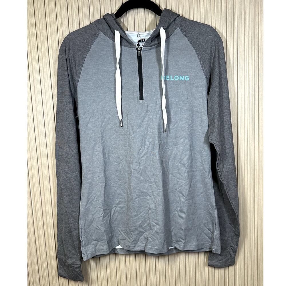 Belong Designs Women's Apex Tek Hoodie Gray Size S